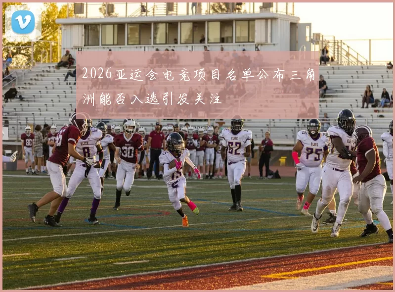 2026亚运会电竞项目名单公布三角洲能否入选引发关注