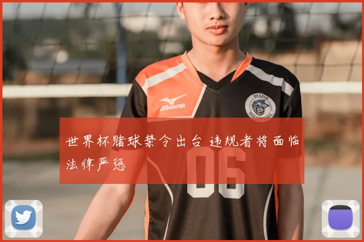 世界杯赌球禁令出台 违规者将面临法律严惩